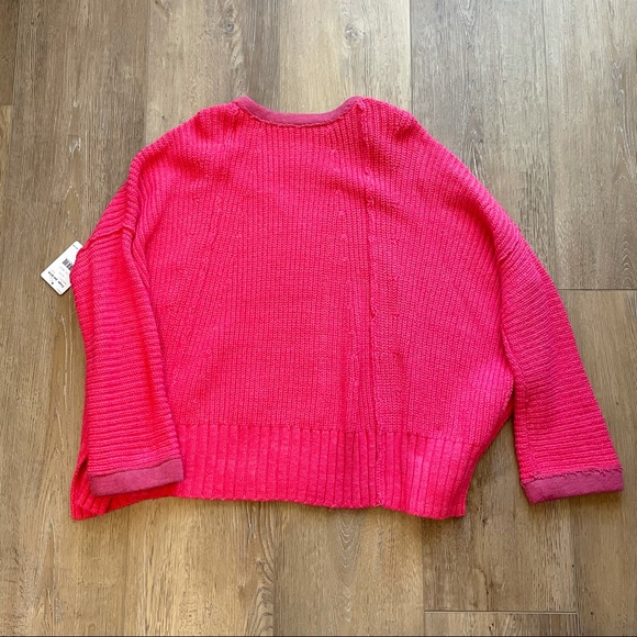 Free People Take Over Me Knit- Pink - Picture 3 of 5